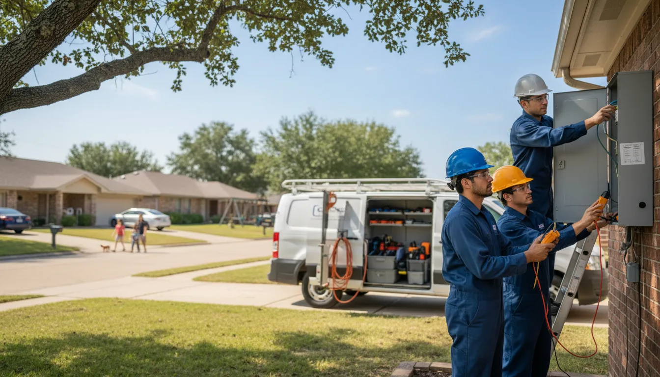 Certified electrician providing emergency electrical services in Farmersville, IL